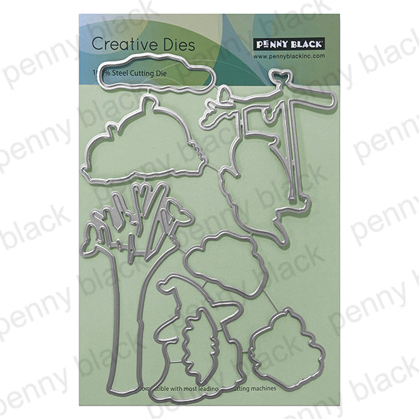 Penny Black Ghost Story Clear Stamp and Die Set product image 2