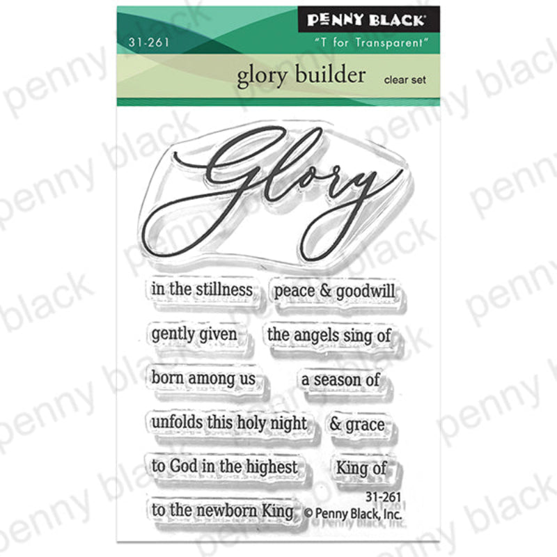Penny Black Glory Builder Clear Stamps 31-261