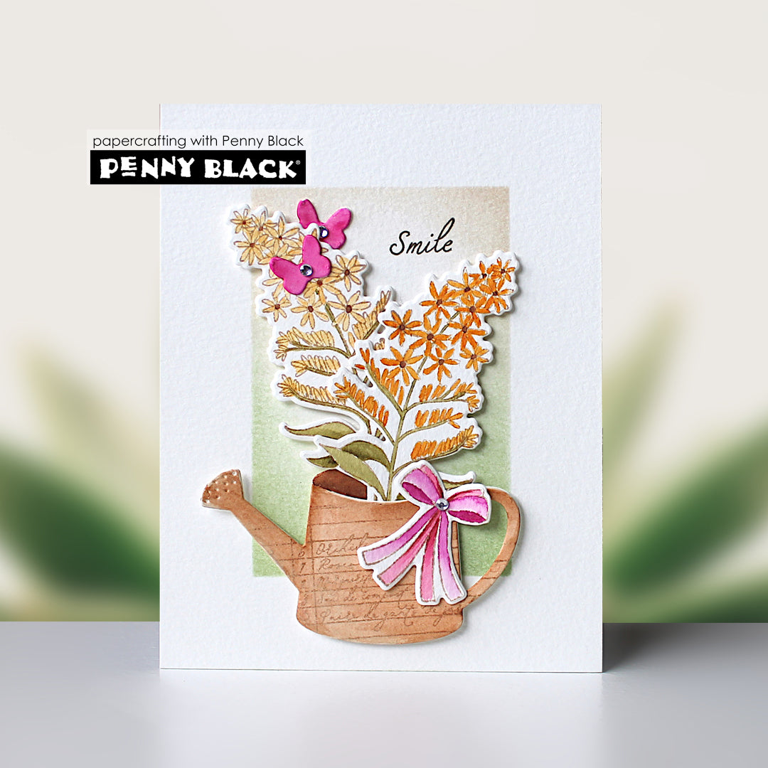 Penny Black Goldenrod Clear Stamps 31-113 smile