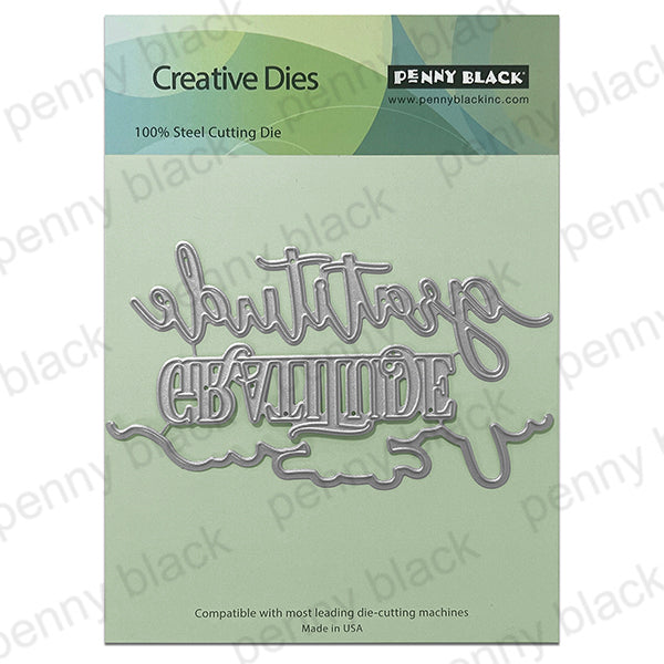 Penny Black Gratitude Edger Dies 52-065