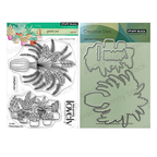 Penny Black Green Joy Clear Stamp and Die Set