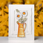 Penny Black Hand Picked Clear Stamp and Cut Out Die Set frame