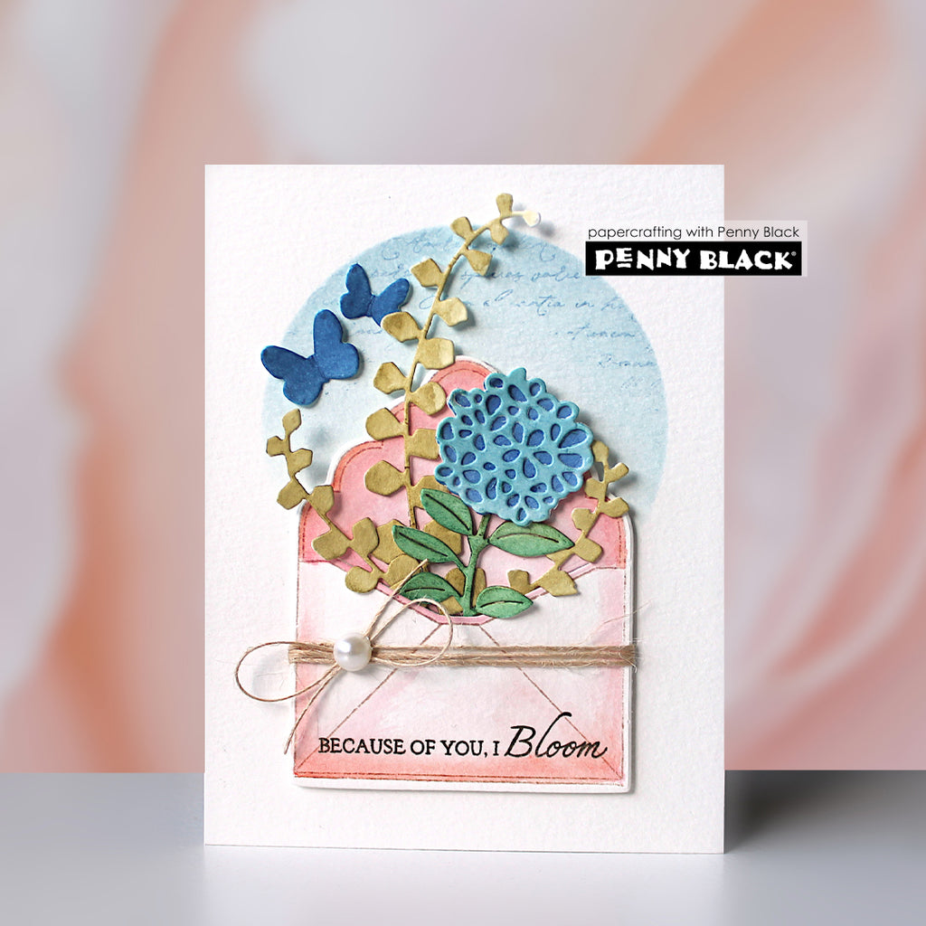 Penny Black Handle With Care Clear Stamps 31-118 bloom
