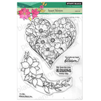 Penny Black Heart Bloom Clear Stamp and Die Set image 1