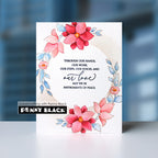 Penny Black Heart Bloom Clear Stamps 31-184 love