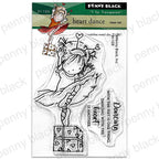 Penny Black Heart Dance Clear Stamps 31-123