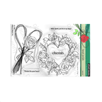 Penny Black Heart Petals Clear Stamps 31-185