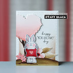 Penny Black Heart Tree Thin Metal Creative Dies 51-958 happy day