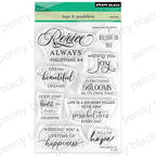 Penny Black Hope and Possibilities Clear Stamps 31-230