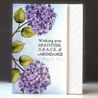 Penny Black Hydrangeas Clear Stamps 31-099 two