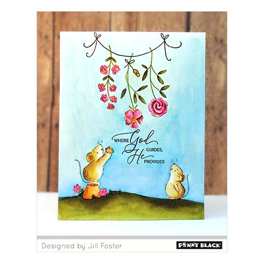 Penny Black Inspirational Sentiments Clear Stamps 30-709 mouse