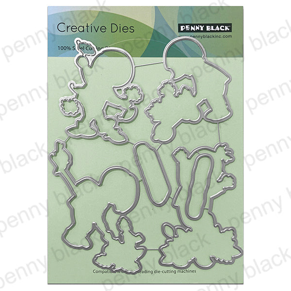 Penny Black Joyful Fall Clear Stamp and Die Set product image 2