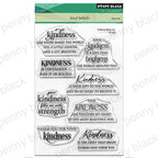 Penny Black Kind Beliefs Clear Stamps 31-242