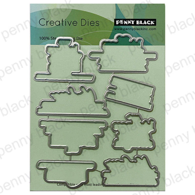 Penny Black Kind Beliefs  Cut Out Coordinating Dies 52-031