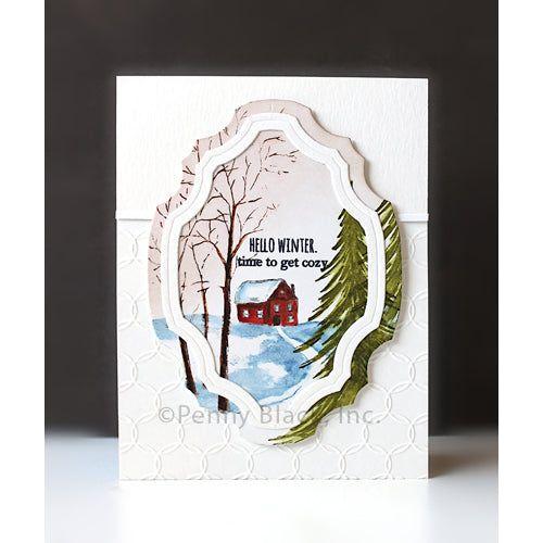 Penny Black Linked Embossing Folder 65-025 winter