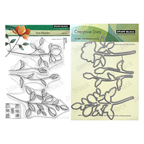 Penny Black Love Blooms Clear Stamp and Die Set