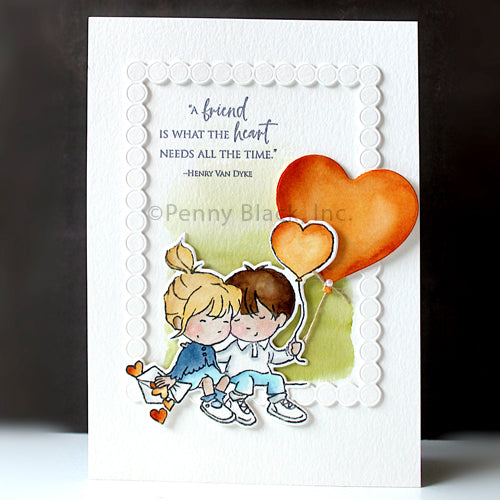 Penny Black Loving Friend Clear Stamps 31-125 balloons