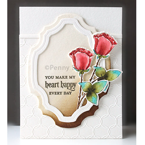 Penny Black Loving Friend Clear Stamps 31-125 roses