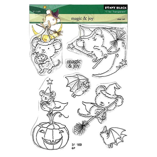 Penny Black Magic and Joy Clear Stamps 31-169