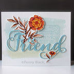Penny Black Marigolds Cut Out Dies 51-865 friend