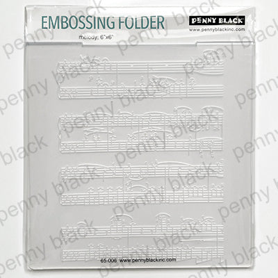 Penny Black Melody Embossing Folder 65-006