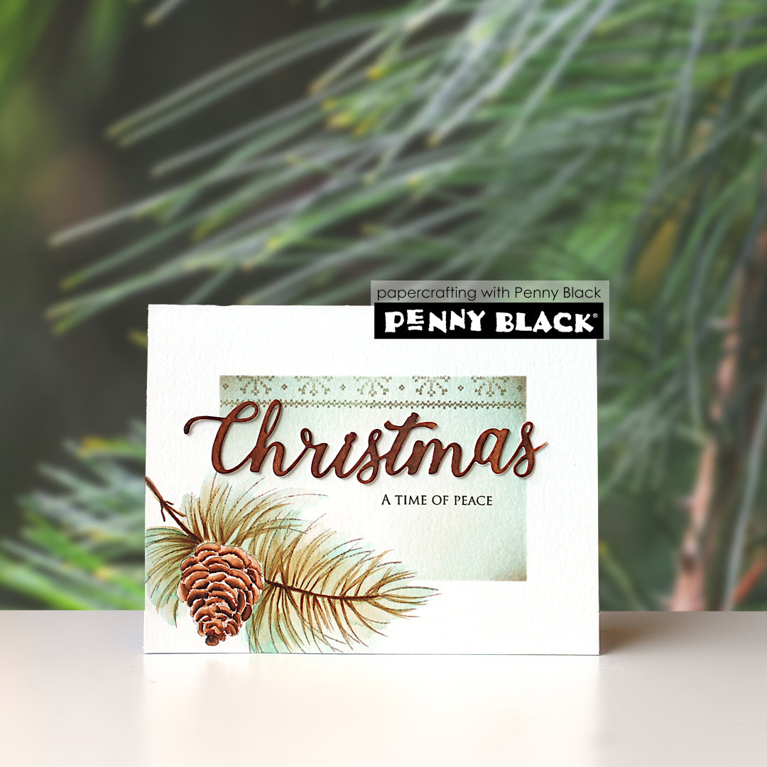Penny Black Merry Boughs Clear Stamps 31-154 christmas
