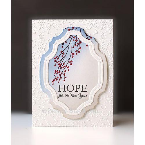 Penny Black Merry Trees Clear Stamps 31-093 berries