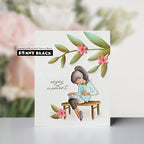 Penny Black Moments Clear Stamps 31-220 green leaves