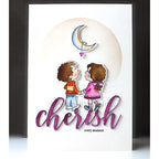 Penny Black Moon and Back Clear Stamps 31-129 cherish