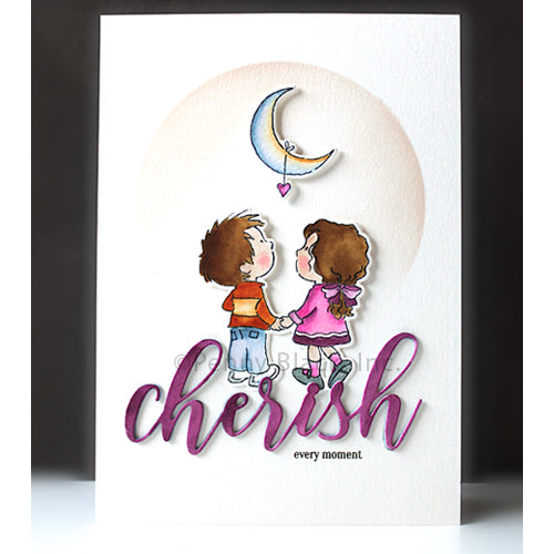 Penny Black Moon and Back Clear Stamps 31-129 cherish