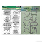 Penny Black More Brightly Sentiments Clear Stamp and Die Set