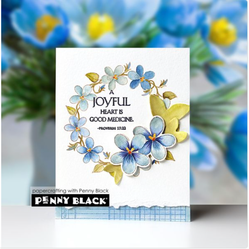 Penny Black Nautical Liquid Watercolor 75-003 flowers