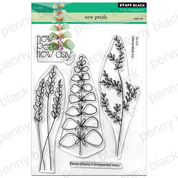 Penny Black New Petals Clear Stamps 31-213