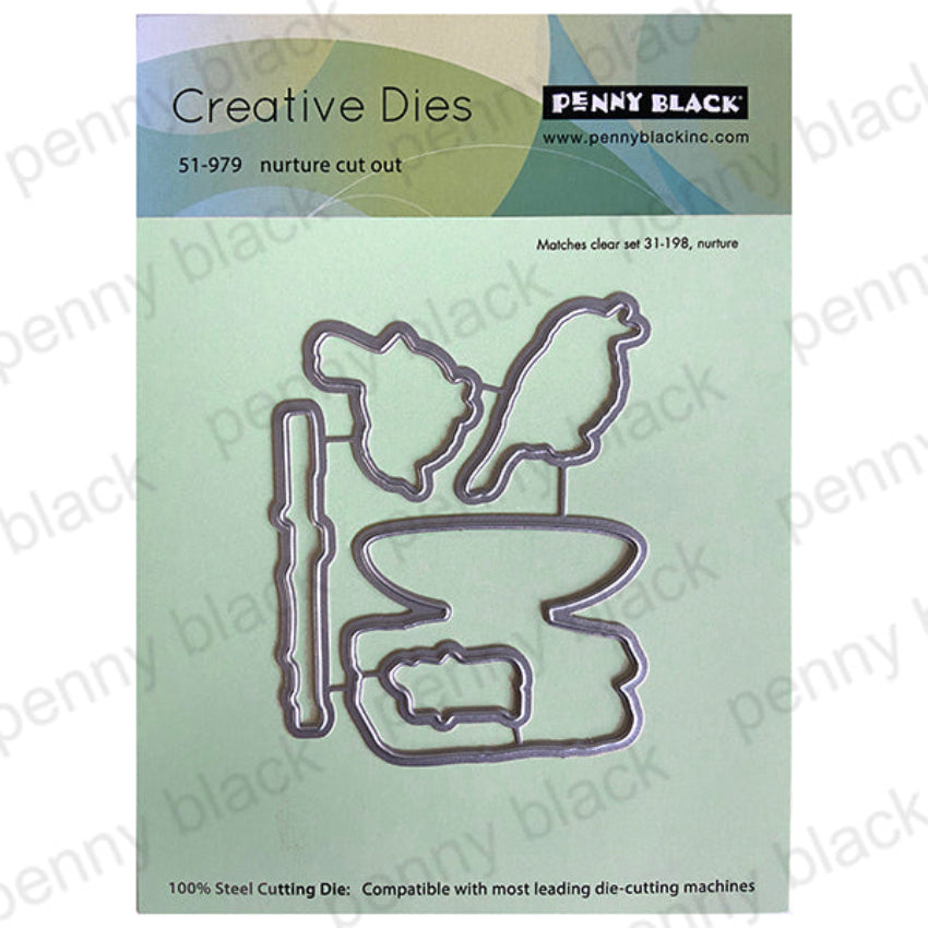 Penny Black Nurture Clear Stamp and Die Set image 2