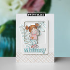 Penny Black Outstretched Thin Metal Creative Die 51-915 dancing girl