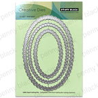 Penny Black Oval Whirl Thin Metal Creative Dies 51-921