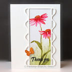 Penny Black Pas De Deux Cling Stamp 40-950 thank you
