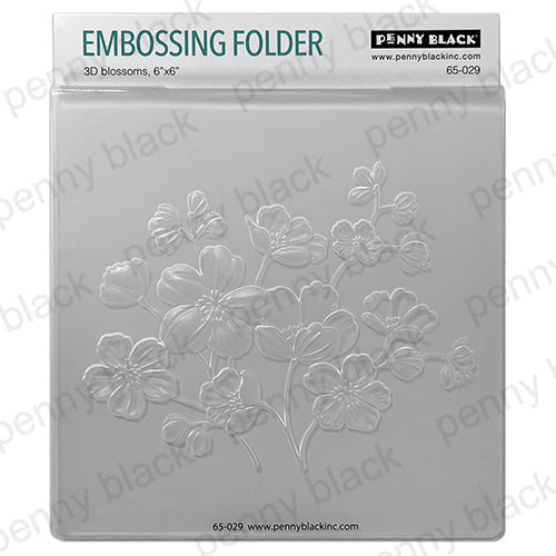 Penny Black Penny Black 3D Blossoms Embossing Folder Die and Stencil Set product image 1
