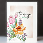 Penny Black Perch Clear Stamps 31-132 tulips