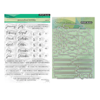 Penny Black Personalized Birthday Clear Stamp and Die Set