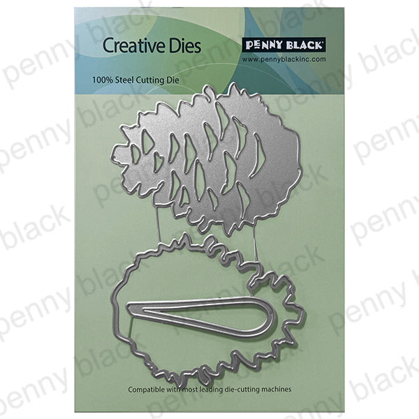 Penny Black Pinecone Pendant Dies 52-038