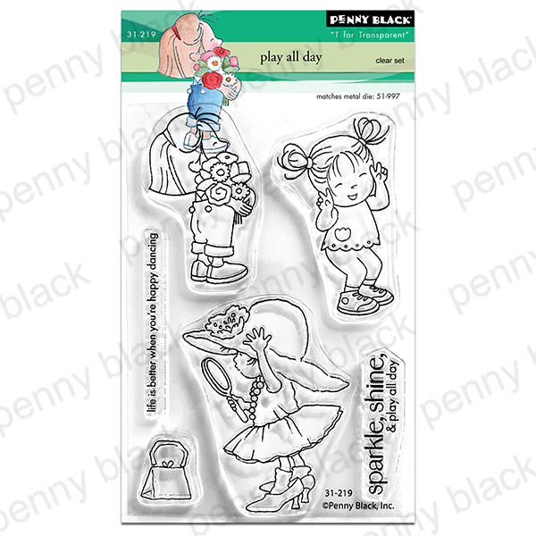 Penny Black Play All Day Clear Stamps 31-219