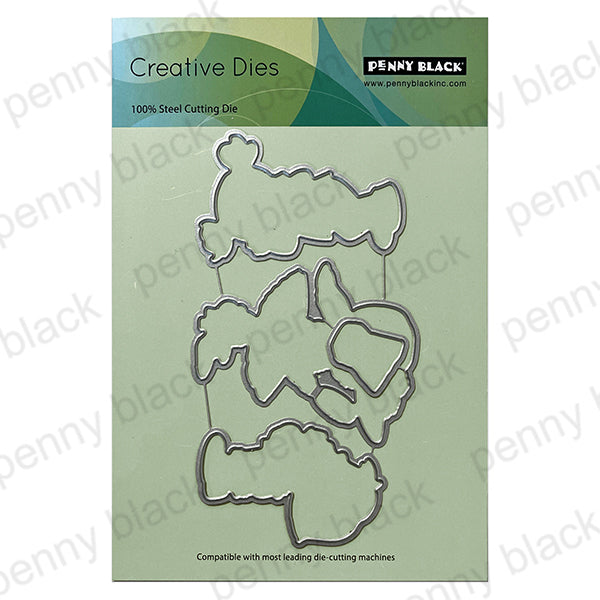 Penny Black Play All Day Cut Out Coordinating Dies 51-997