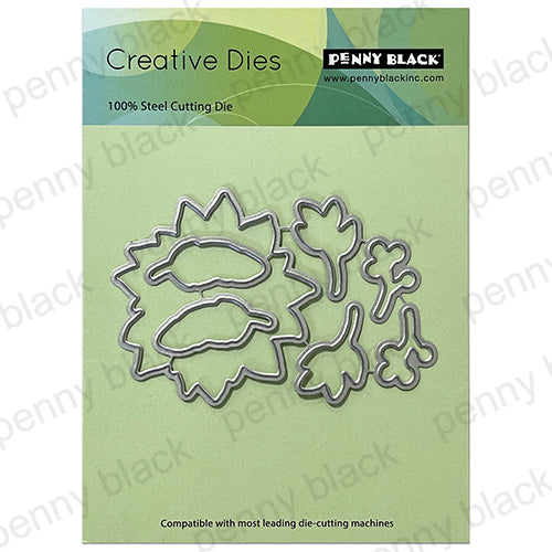 Penny Black Poinsettia Cut Outs Coordinating Dies 51-869