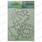 Penny Black Poinsettia Wishes Clear Stamp and Die Set product image 2