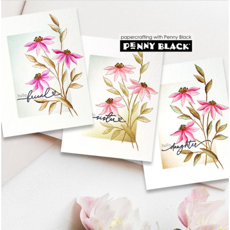 Penny Black Polished Liquid Watercolor 75-025 flowers