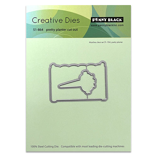 Penny Black Pretty Planter Clear Stamp and Die Set product image 2