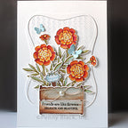 Penny Black Pretty Planter Clear Stamps 31-104 orange