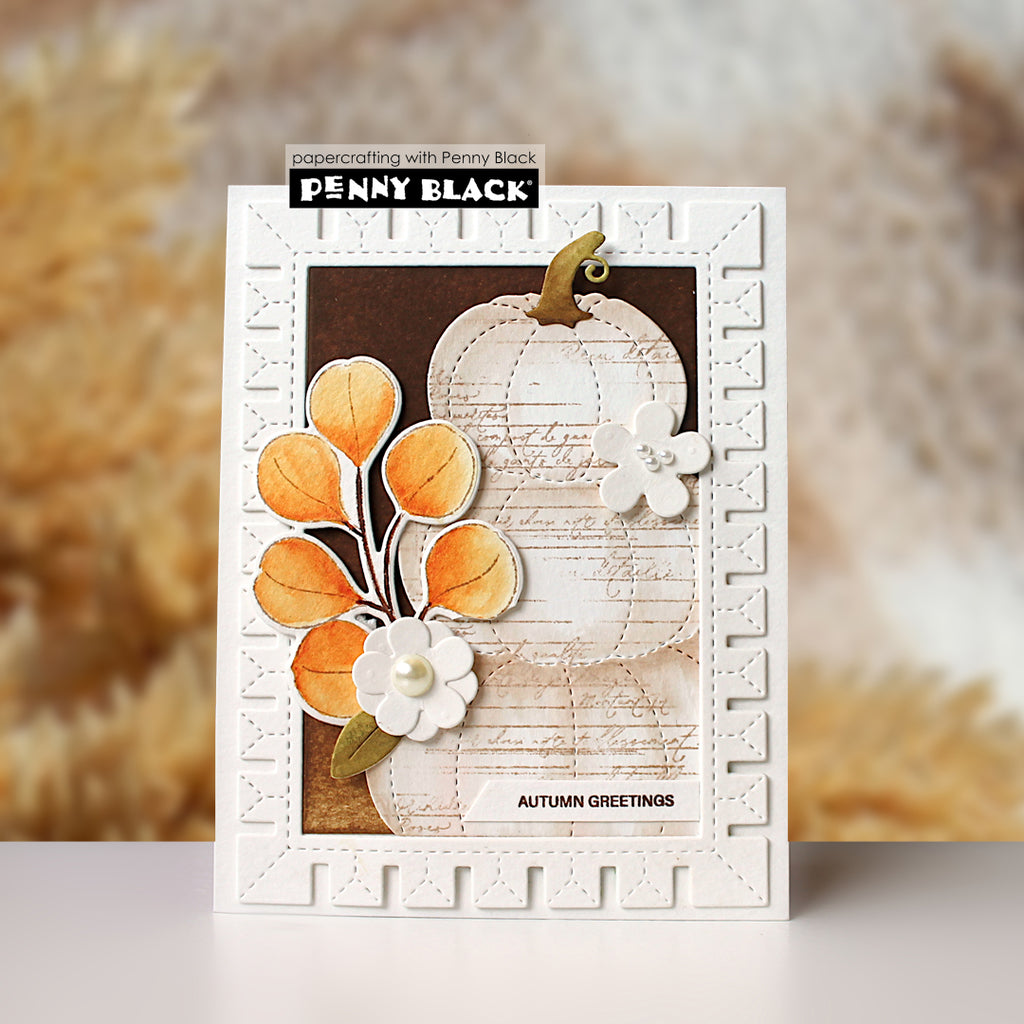 Penny Black Pumpkin Stack Creative Metal Dies 52-062 white