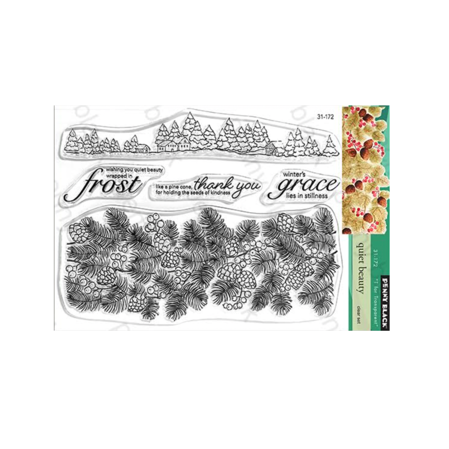 Penny Black Quiet Beauty Clear Stamps 31-172